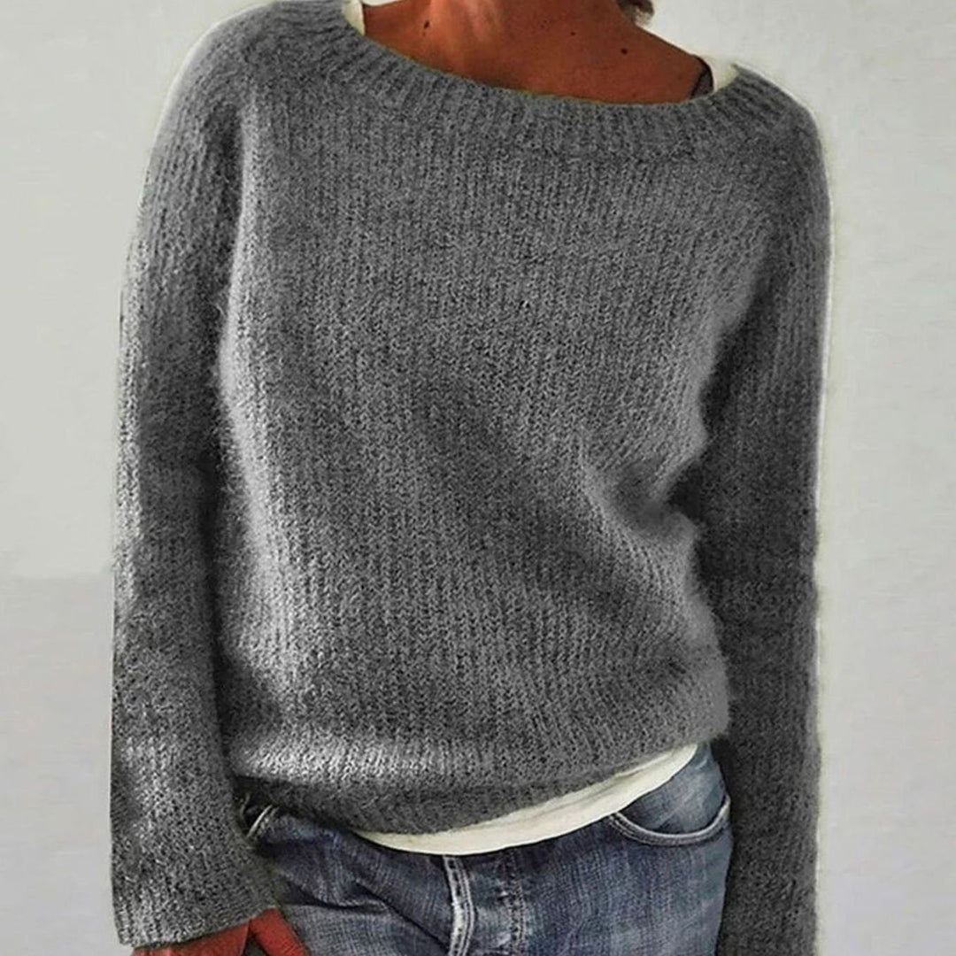 Women's Sweater - Relaxed-Fit Casual Knit Pullover for Everyday Comfort and Versatile Style 4