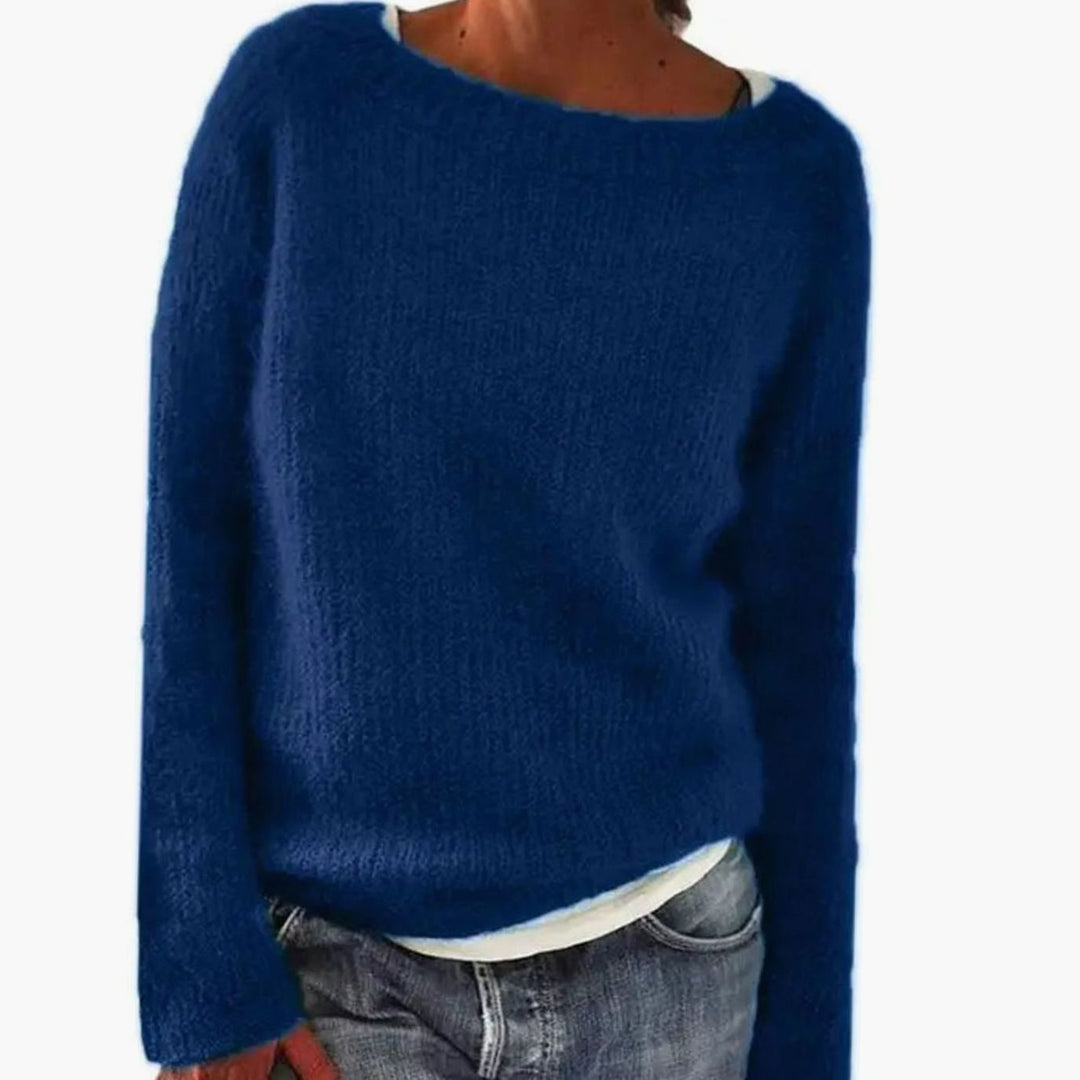 Women's Sweater - Relaxed-Fit Casual Knit Pullover for Everyday Comfort and Versatile Style 6