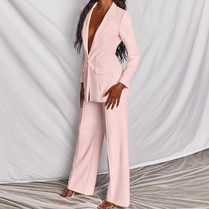 Women's Tailored Blazer and Trousers Outfit for Professional and Formal Occasions 5
