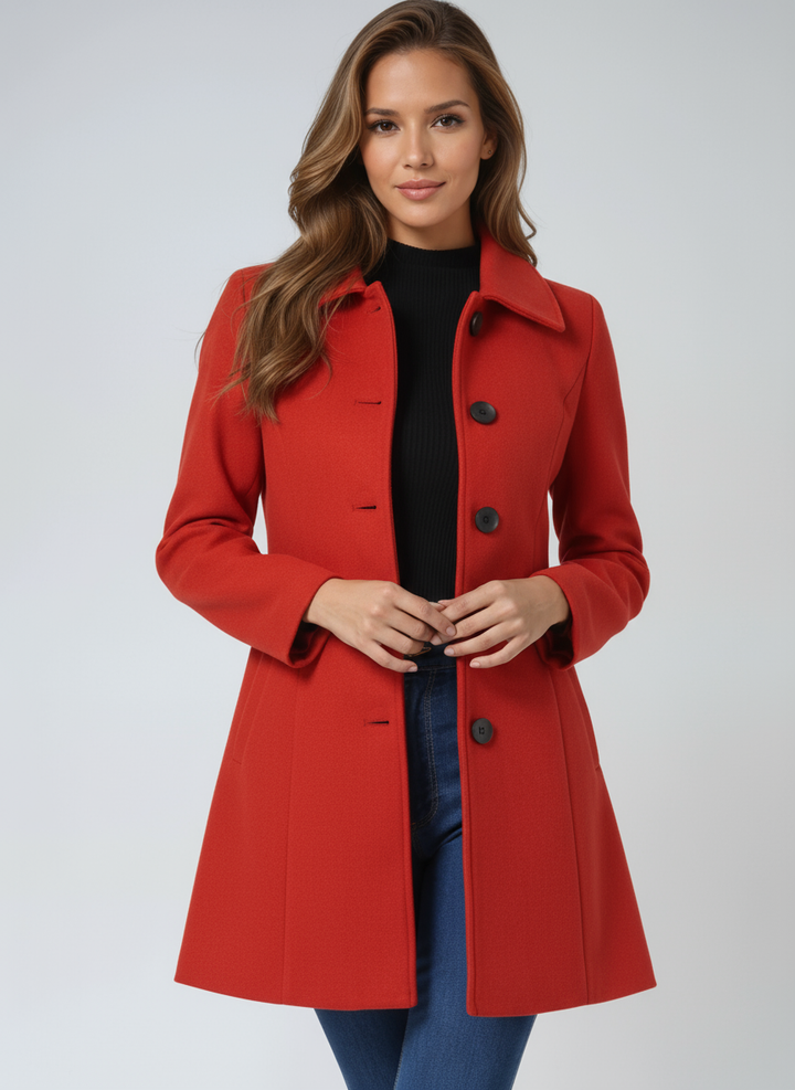 Women's Trench Coat - Elegant Winter Coat for Women, Tailored Cold Weather Outerwear 10