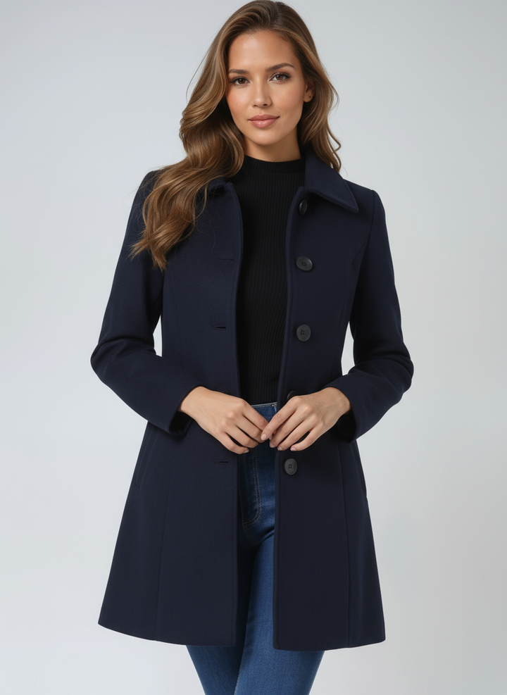 Women's Trench Coat - Elegant Winter Coat for Women, Tailored Cold Weather Outerwear 9