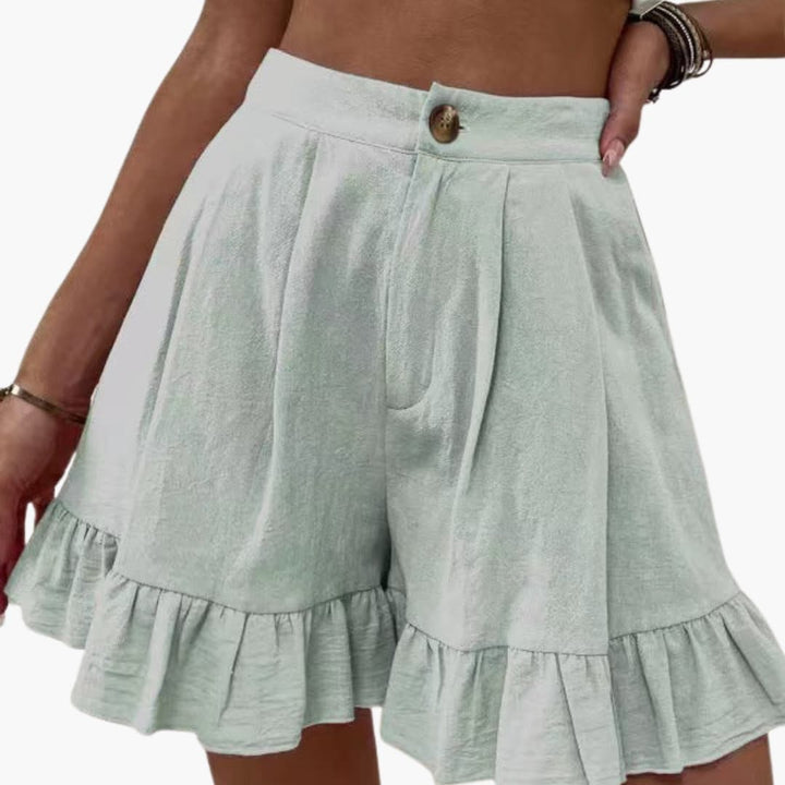 Women's Wide Leg Summer Shorts with Elastic Waistband for Casual Wear 10