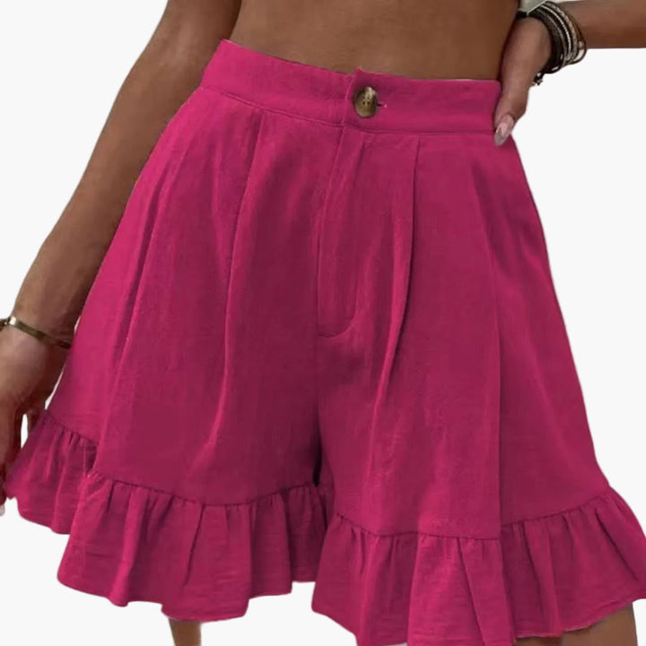 Women's Wide Leg Summer Shorts with Elastic Waistband for Casual Wear 11