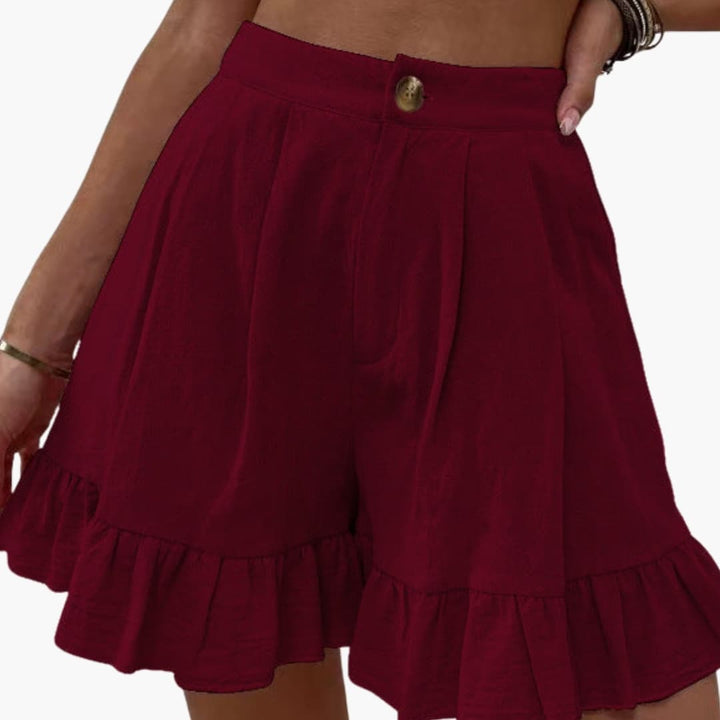 Women's Wide Leg Summer Shorts with Elastic Waistband for Casual Wear 3