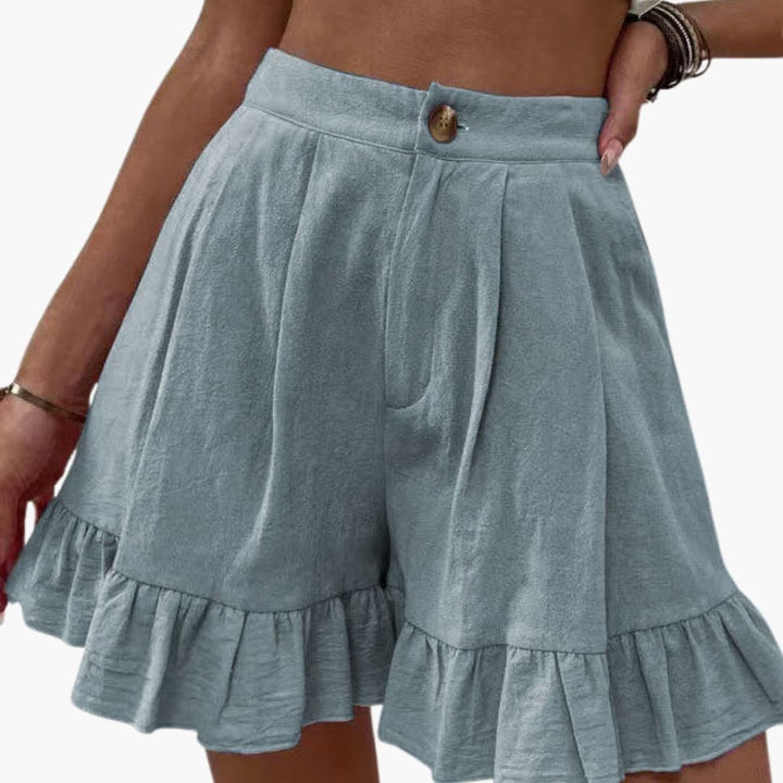 Women's Wide Leg Summer Shorts with Elastic Waistband for Casual Wear 9