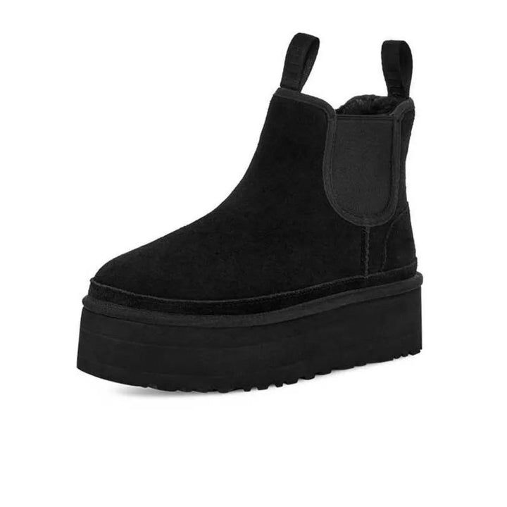 Women’s Winter Ankle Boots with Comfortable Warm Lining and Trendy Thick Sole 0