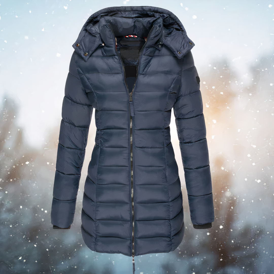 Women's Winter Coat - Chic Thermal Insulation & Weatherproof Design for Cold Weather - Elegant Winter Style 0