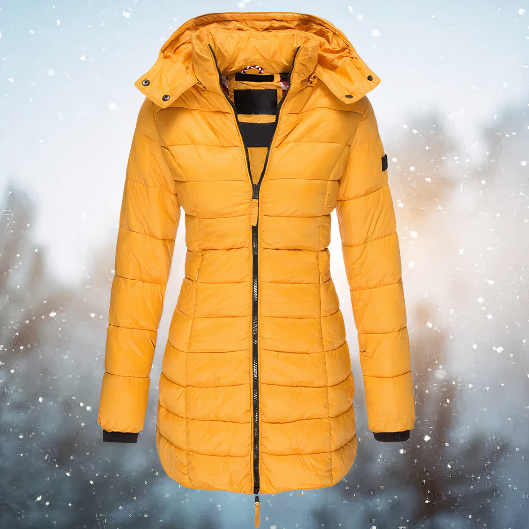 Women's Winter Coat - Chic Thermal Insulation & Weatherproof Design for Cold Weather - Elegant Winter Style 1