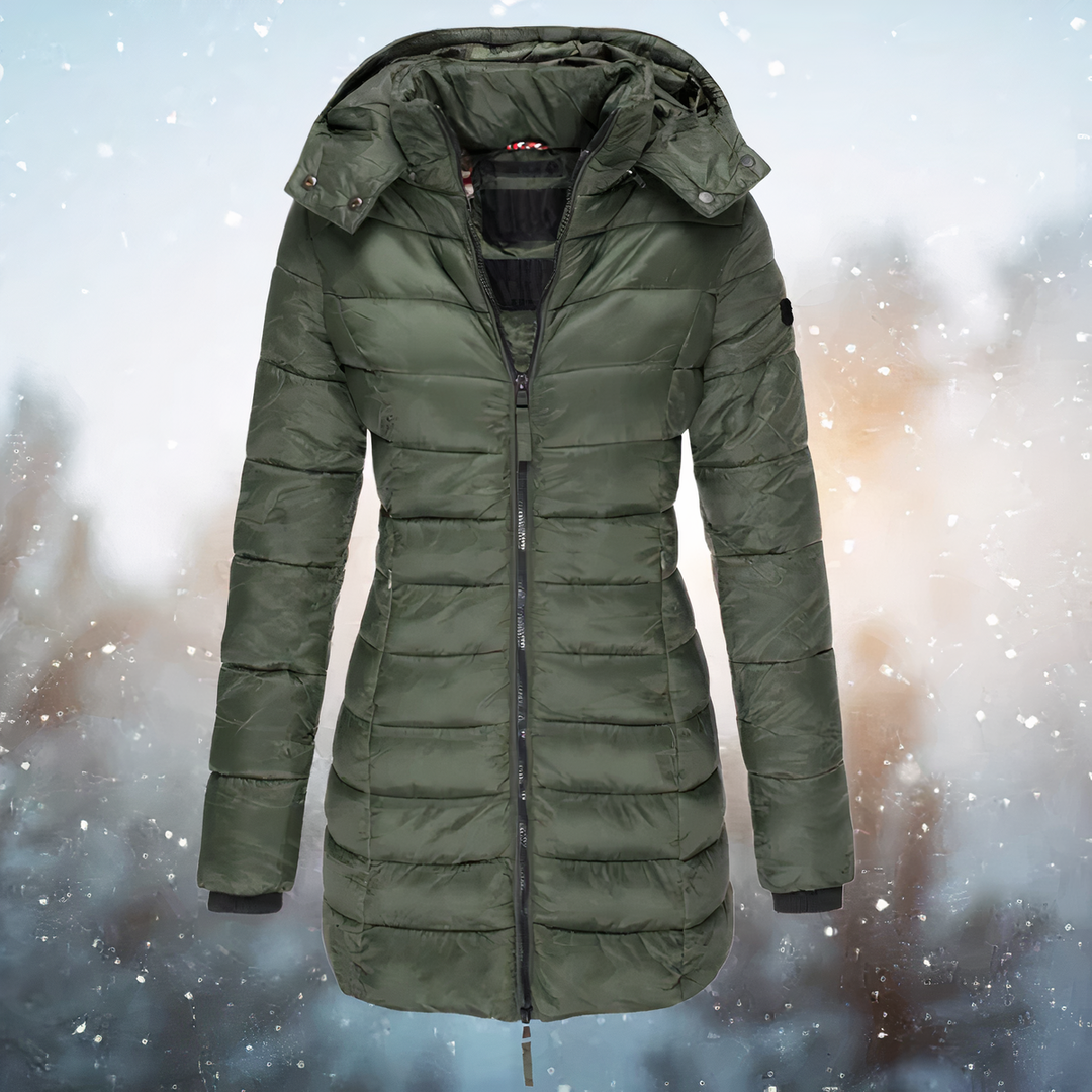 Women's Winter Coat - Chic Thermal Insulation & Weatherproof Design for Cold Weather - Elegant Winter Style 2