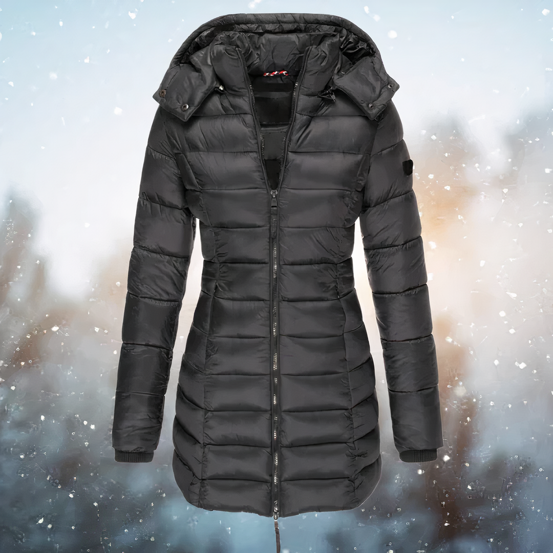 Women's Winter Coat - Chic Thermal Insulation & Weatherproof Design for Cold Weather - Elegant Winter Style 3