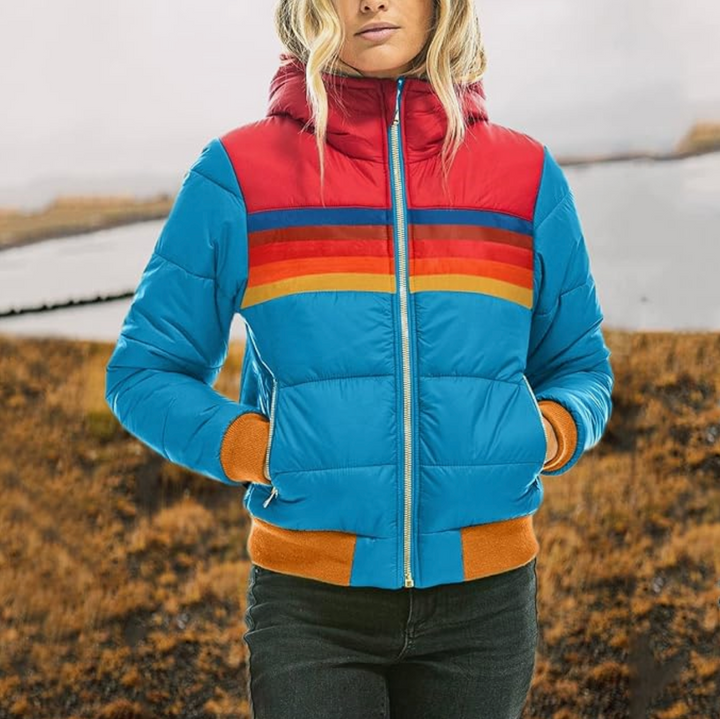 Women's Winter Coat - Retro Hooded Jacket for Stylish and Warm Outerwear 2
