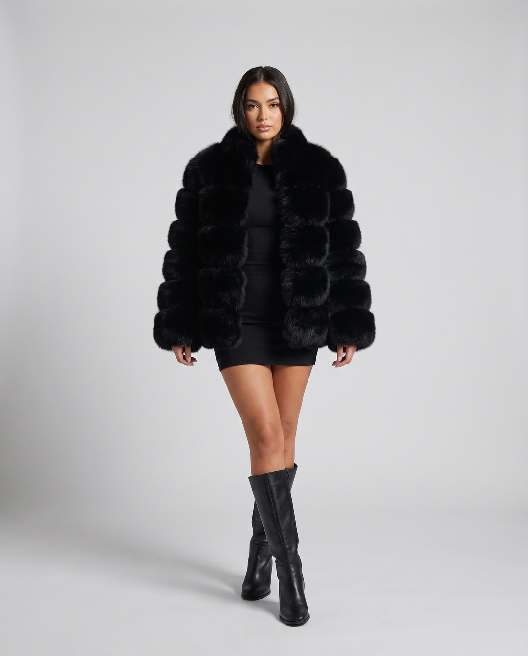 Women's Winter Coats - Tailored Faux Fur Jacket for Stylish Layering and Warmth 1