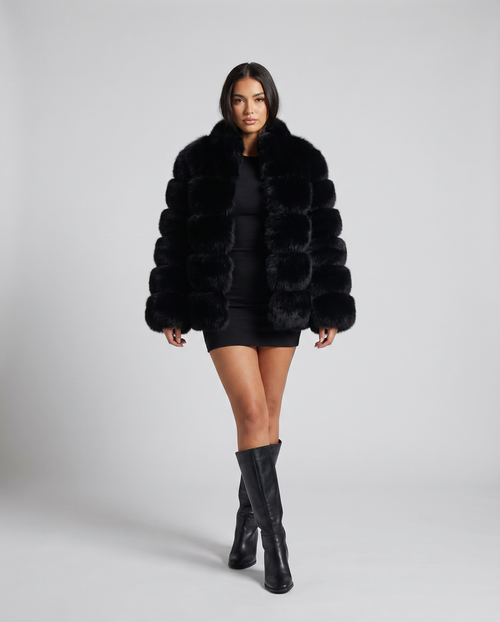 Women's Winter Coats - Tailored Faux Fur Jacket for Stylish Layering and Warmth 1