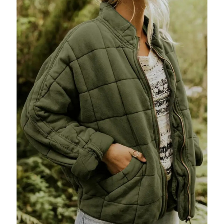 Women's Winter Jacket with Zip - Stylish Women's Coats for Cold Days, Warm Insulation, Versatile Fashion 10