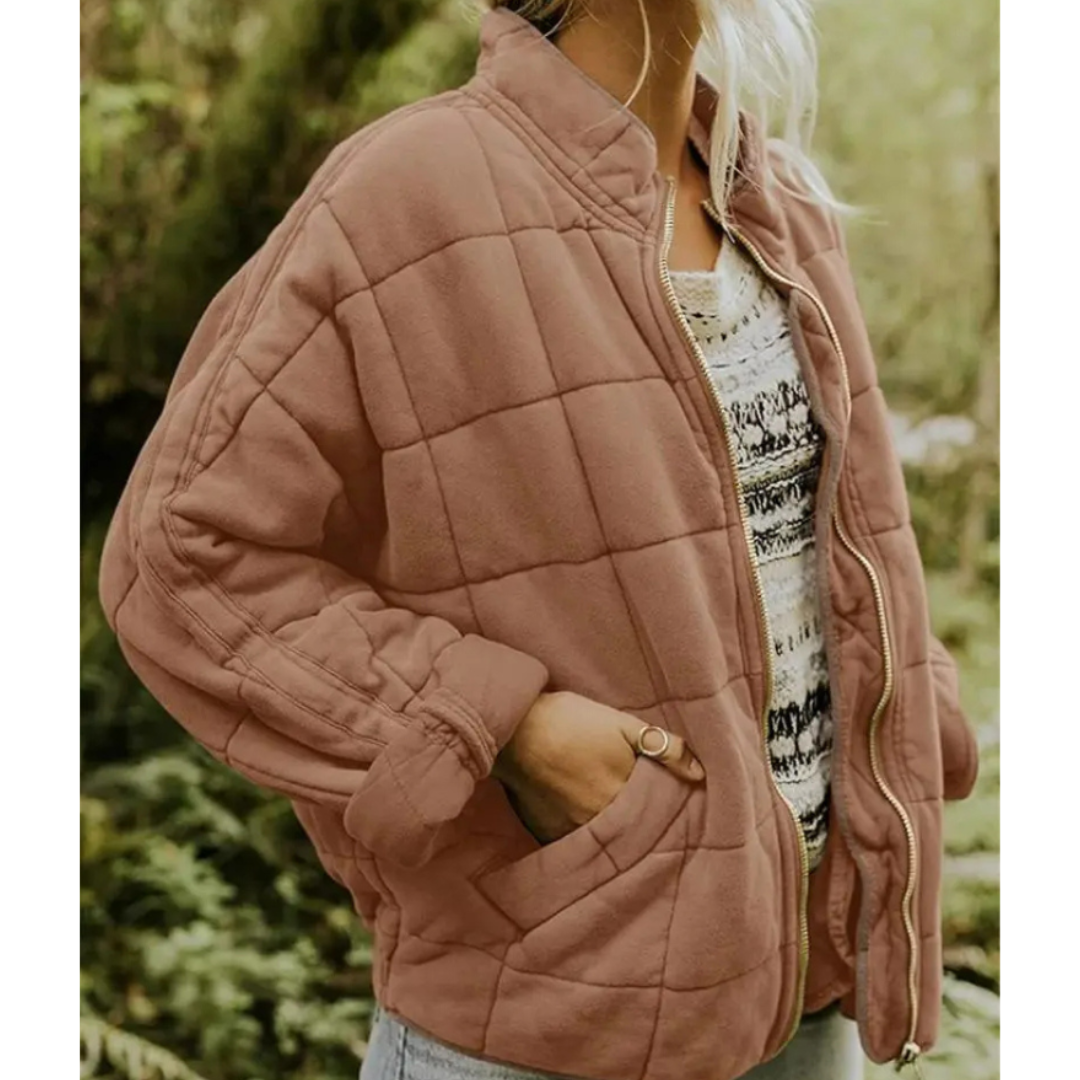 Women's Winter Jacket with Zip - Stylish Women's Coats for Cold Days, Warm Insulation, Versatile Fashion 3