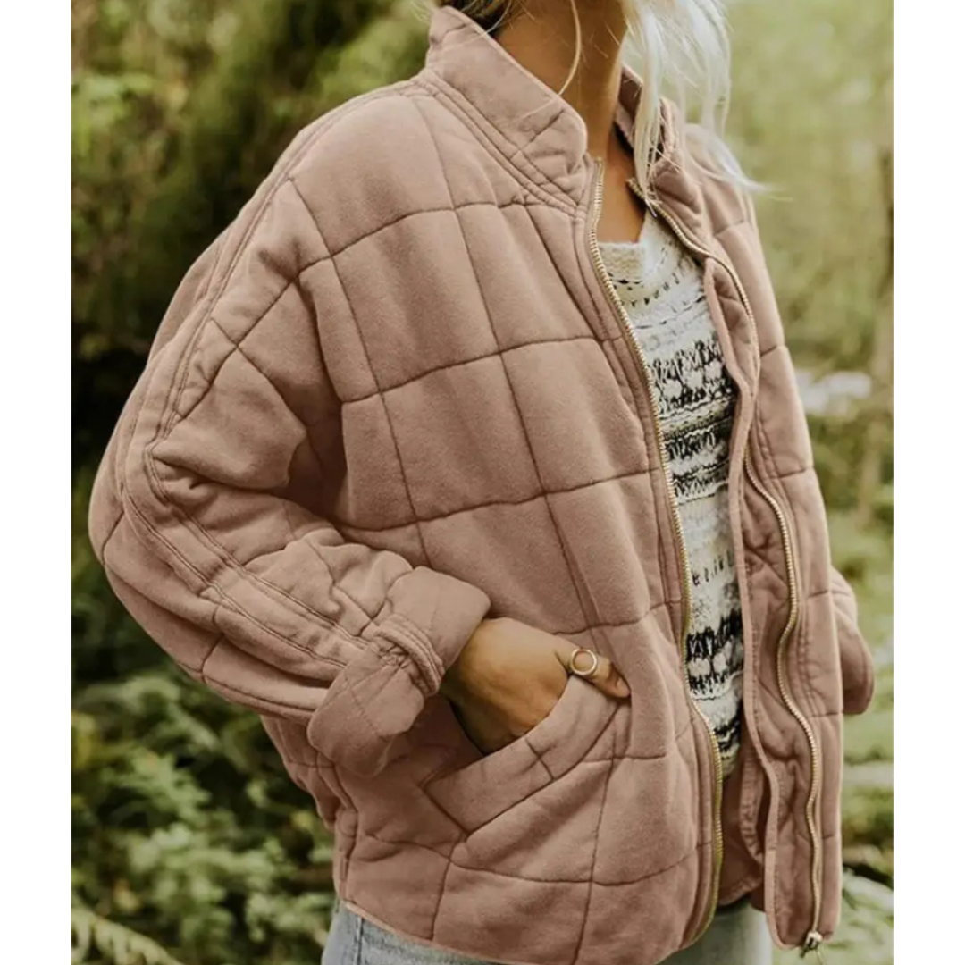 Women's Winter Jacket with Zip - Stylish Women's Coats for Cold Days, Warm Insulation, Versatile Fashion 4