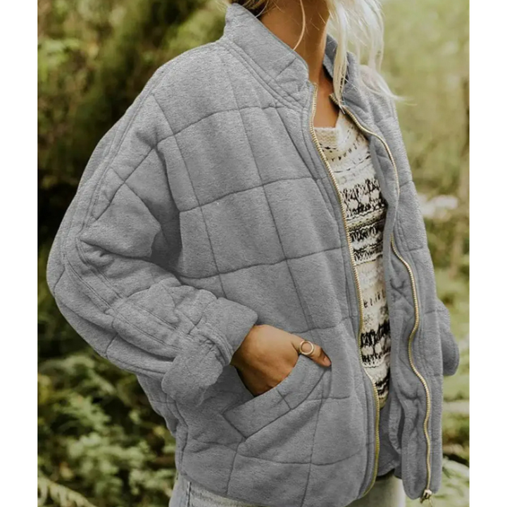 Women's Winter Jacket with Zip - Stylish Women's Coats for Cold Days, Warm Insulation, Versatile Fashion 7