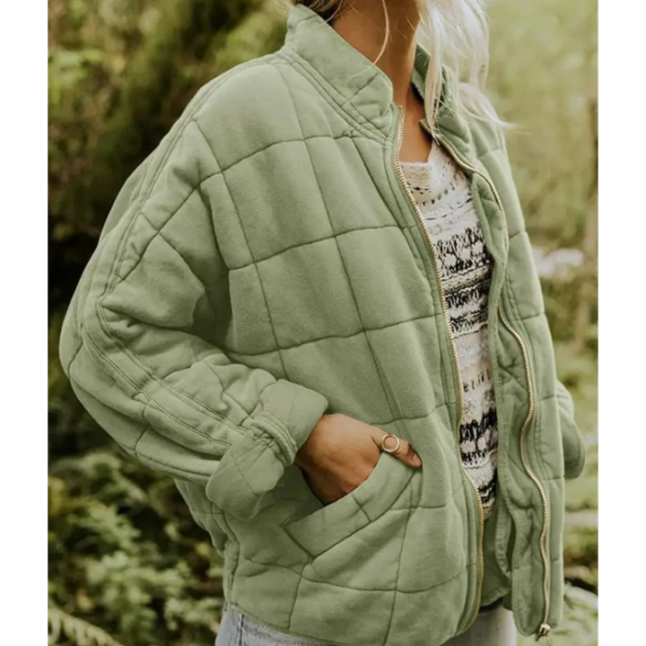 Women's Winter Jacket with Zip - Stylish Women's Coats for Cold Days, Warm Insulation, Versatile Fashion 8