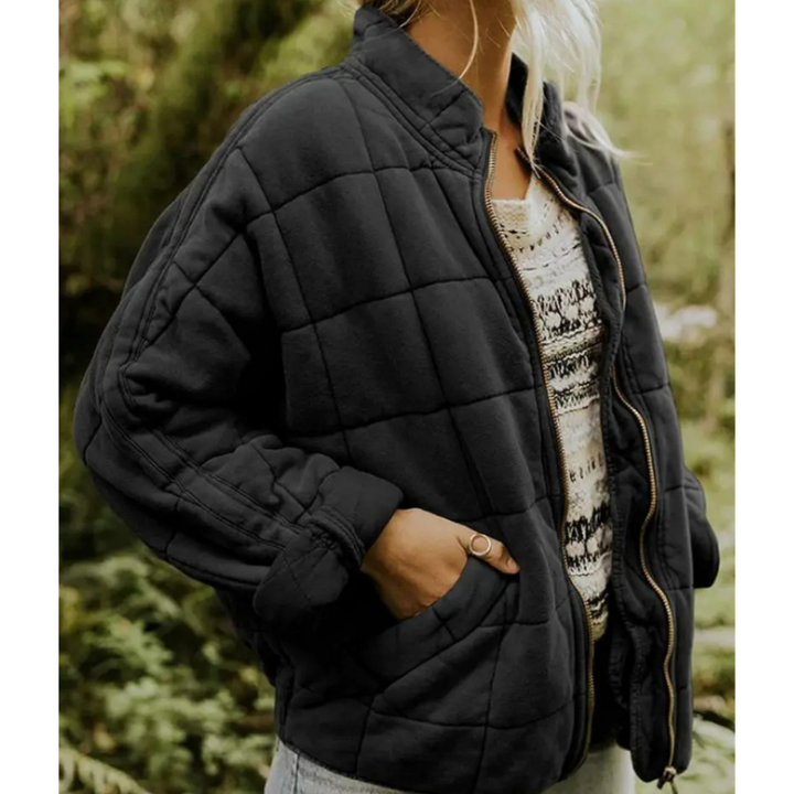 Women's Winter Jacket with Zip - Stylish Women's Coats for Cold Days, Warm Insulation, Versatile Fashion 9