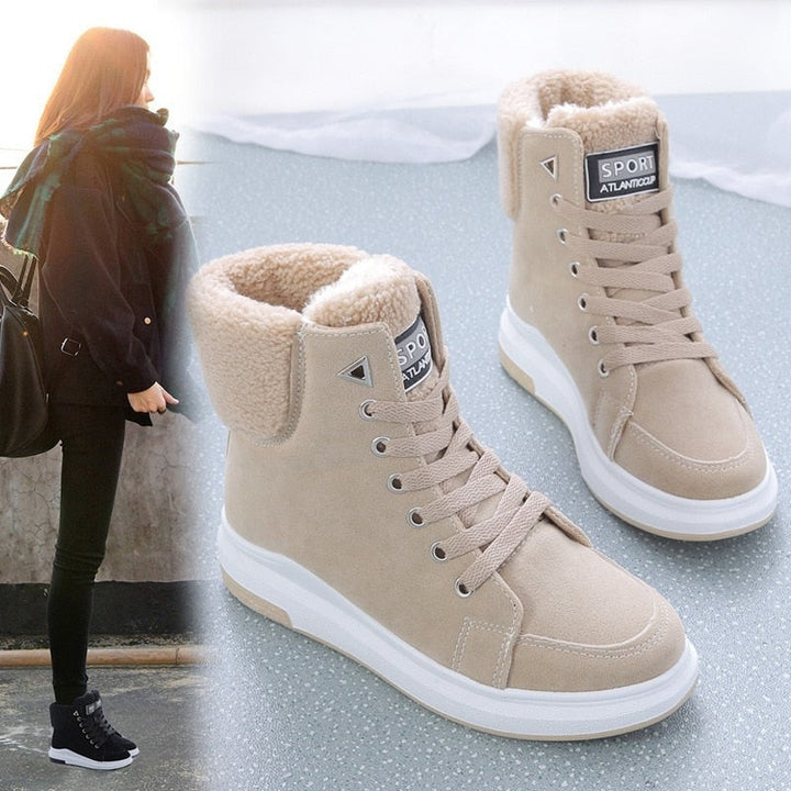 Women's Winter Snow Boots with Arch Support - Orthopedic Insulated Snow Boot for Cold Weather 4