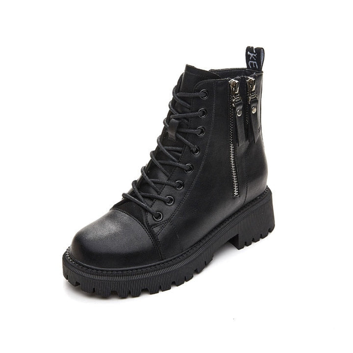 Women's Zip-Up Orthopedic Boots with Arch Support 0