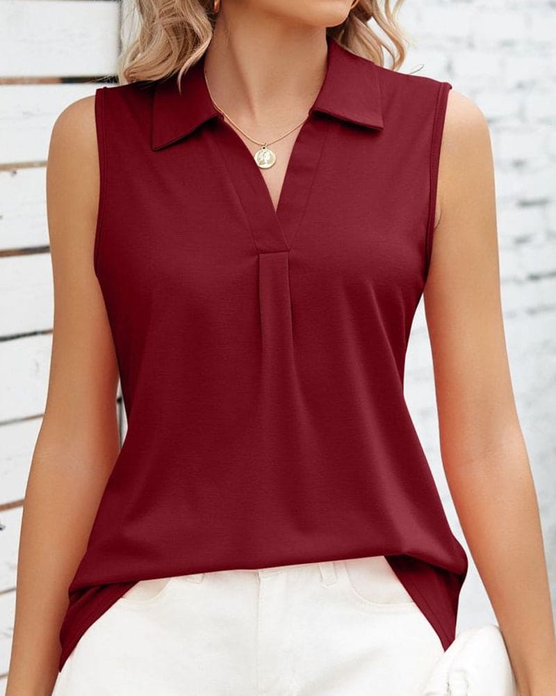 Womens Blouse - Lightweight Sleeveless Summer Tops for Women, Chic and Versatile Style 10