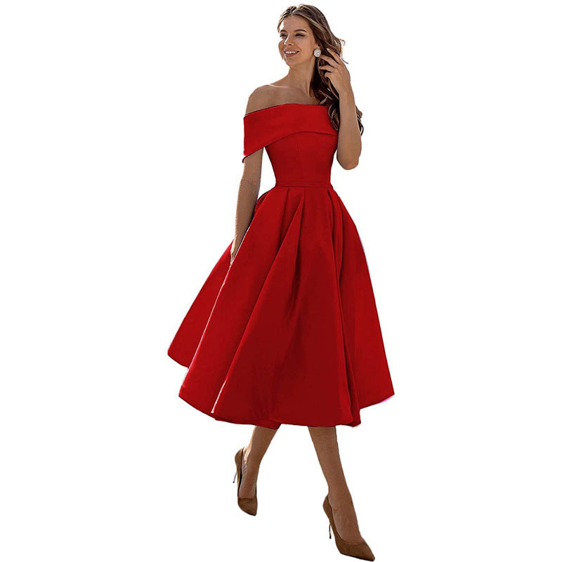 Womens Dress - Elegant Strapless Cocktail Dress for Weddings & Special Occasions 13