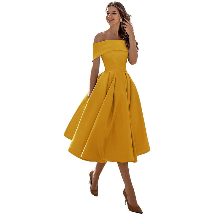 Womens Dress - Elegant Strapless Cocktail Dress for Weddings & Special Occasions 14