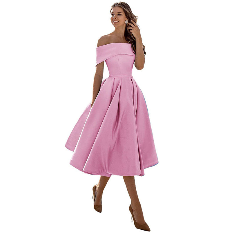 Womens Dress - Elegant Strapless Cocktail Dress for Weddings & Special Occasions 15