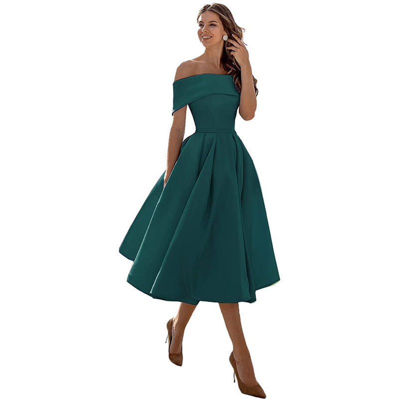 Womens Dress - Elegant Strapless Cocktail Dress for Weddings & Special Occasions 2