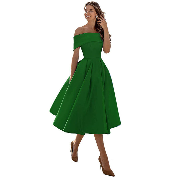 Womens Dress - Elegant Strapless Cocktail Dress for Weddings & Special Occasions 3