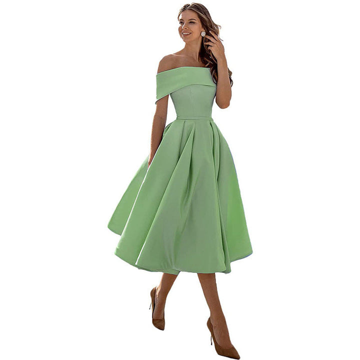 Womens Dress - Elegant Strapless Cocktail Dress for Weddings & Special Occasions 4