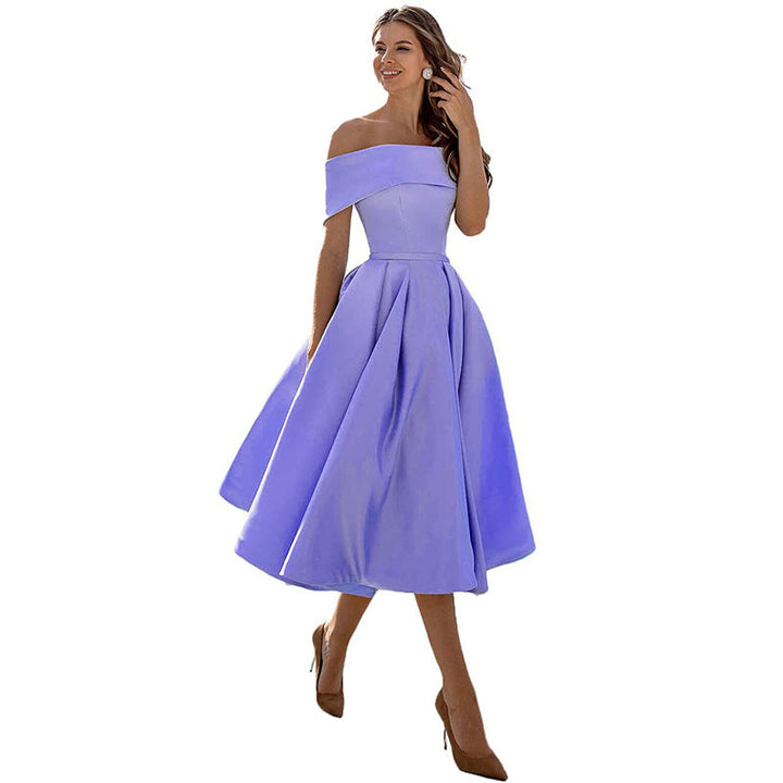 Womens Dress - Elegant Strapless Cocktail Dress for Weddings & Special Occasions 7