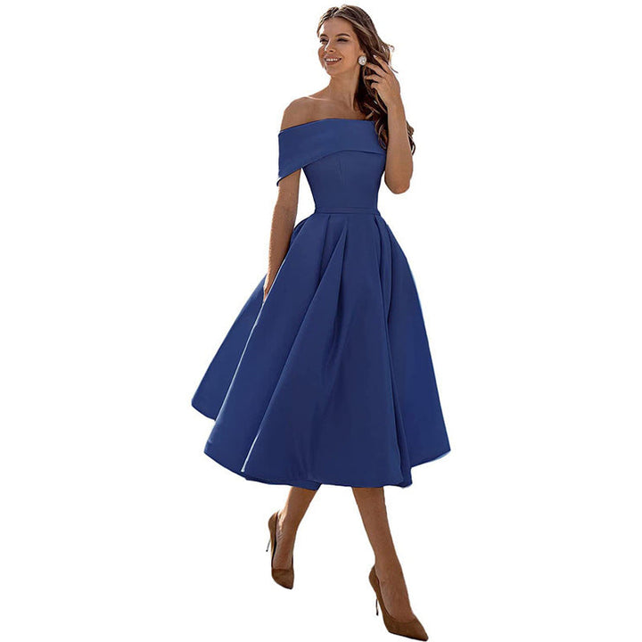 Womens Dress - Elegant Strapless Cocktail Dress for Weddings & Special Occasions 8
