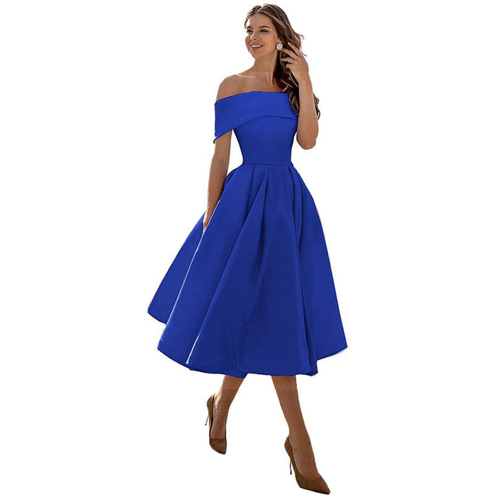 Womens Dress - Elegant Strapless Cocktail Dress for Weddings & Special Occasions 9