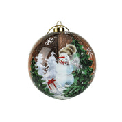 Piękne Ozdobne Choinkowe Bombki 8 cm Pianka z Klisterkiem