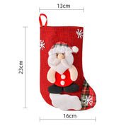 Zestaw Świątecznych Strumpów Dla Rodziny Z Christmas Tomtem, Snowman I Renifer, Do Dekoracji Domu